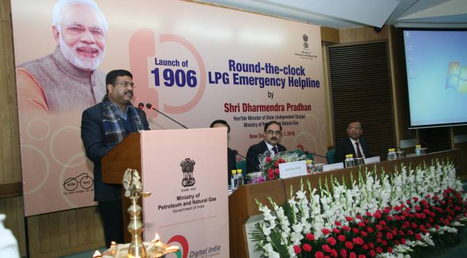 Emergency Gas (LPG) Leakage 24×7 Helpline by Government of India launched under Digital India